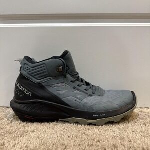 Salomon OUTpulse Shoes Womens Size 7 Gray Mid Top Hiking Trail Energy Blade